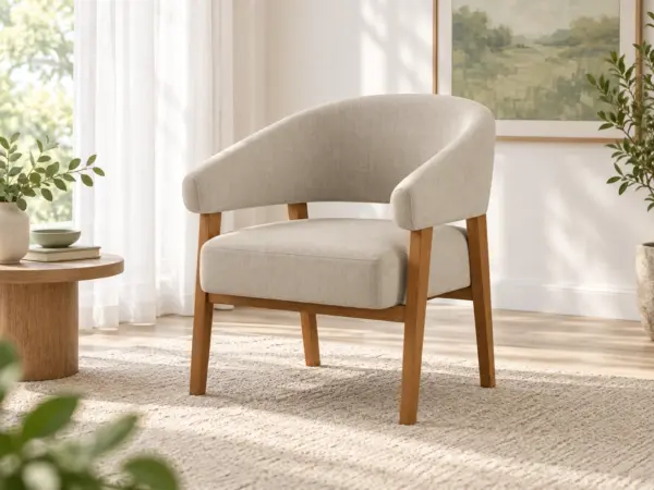 Accent Chair in a styled home setting