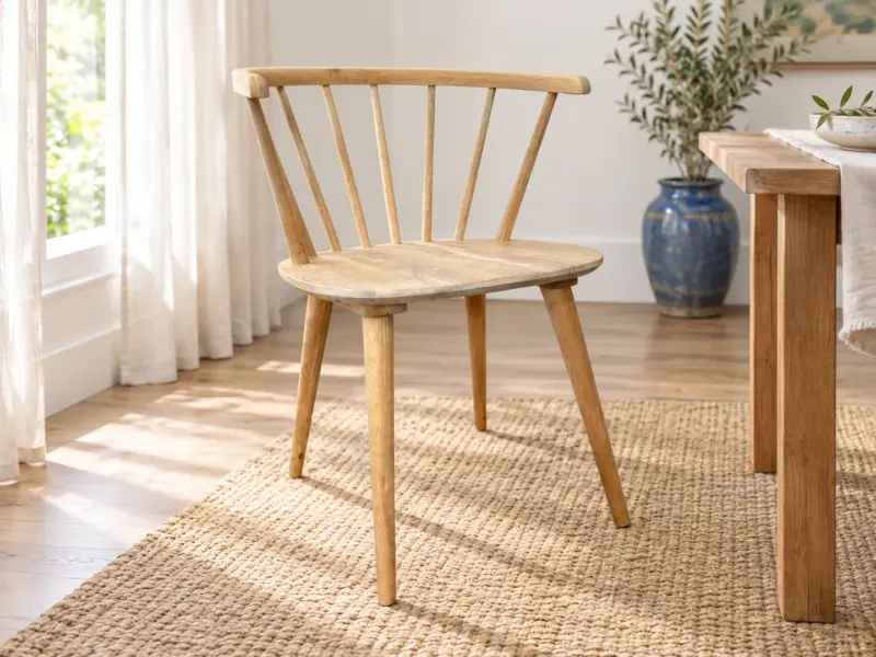 Bobby Dining Chair in a styled home setting