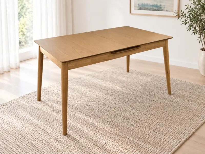 Elegant Extendable Solid Timber Table