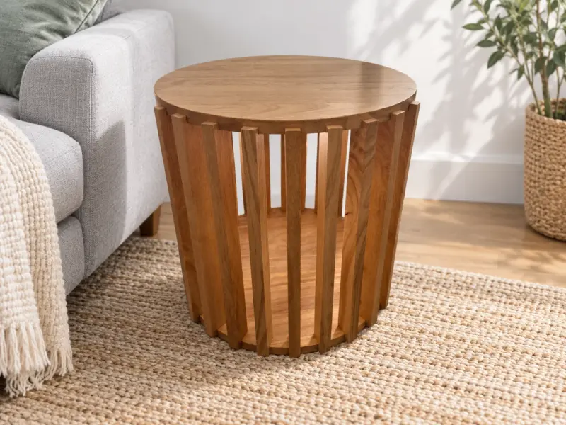 RoundNest Table in a styled home setting